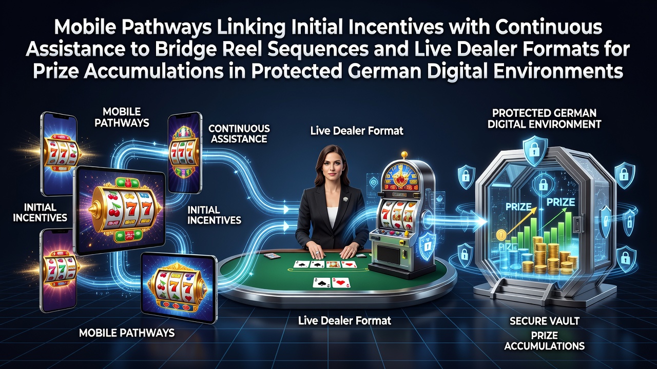 Mobile Schnittstellen in deutschen Casinos zeigen Verbindungen von Startboni zu Live-Formaten auf sicheren Plattformen