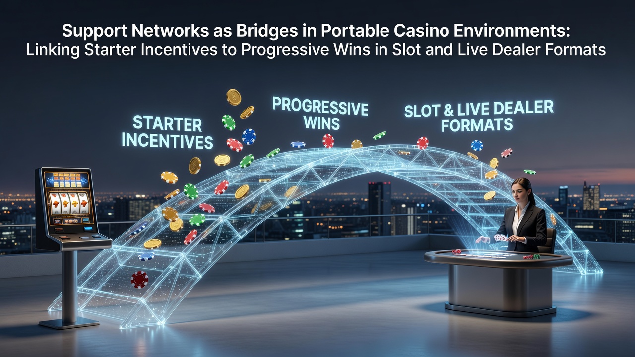 Mobile Casino Support Networks bridging starter incentives to progressive wins